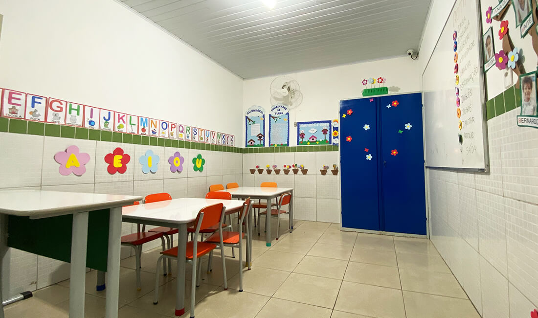 Foto da sala de aula